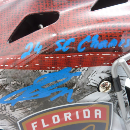 Sergei Bobrovsky Autographed Florida Panthers Full-Size Goalie Mask w/ "24 SC Champs" - Beckett