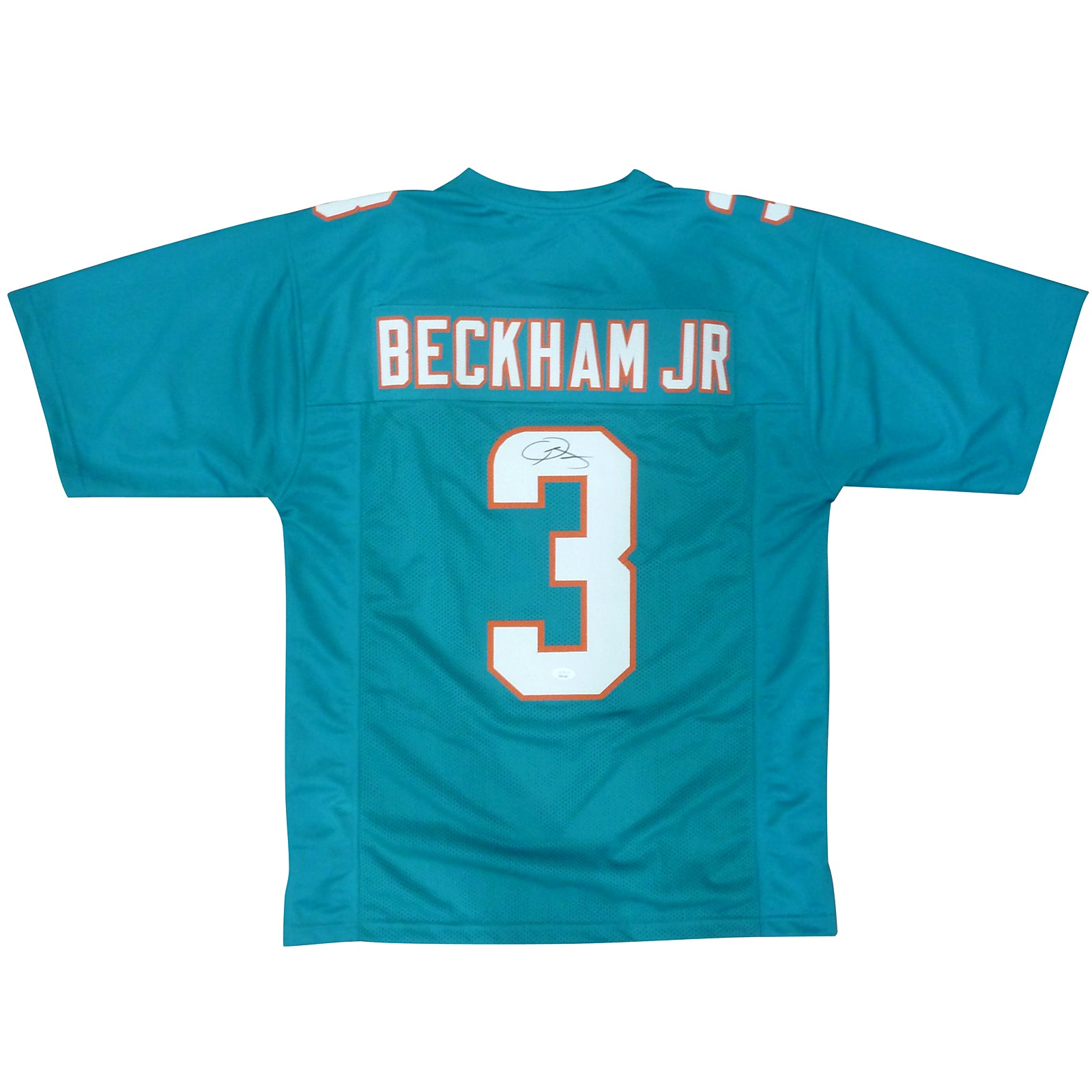 Odell Beckham Jr Autographed Miami (Teal #3) Jersey - JSA