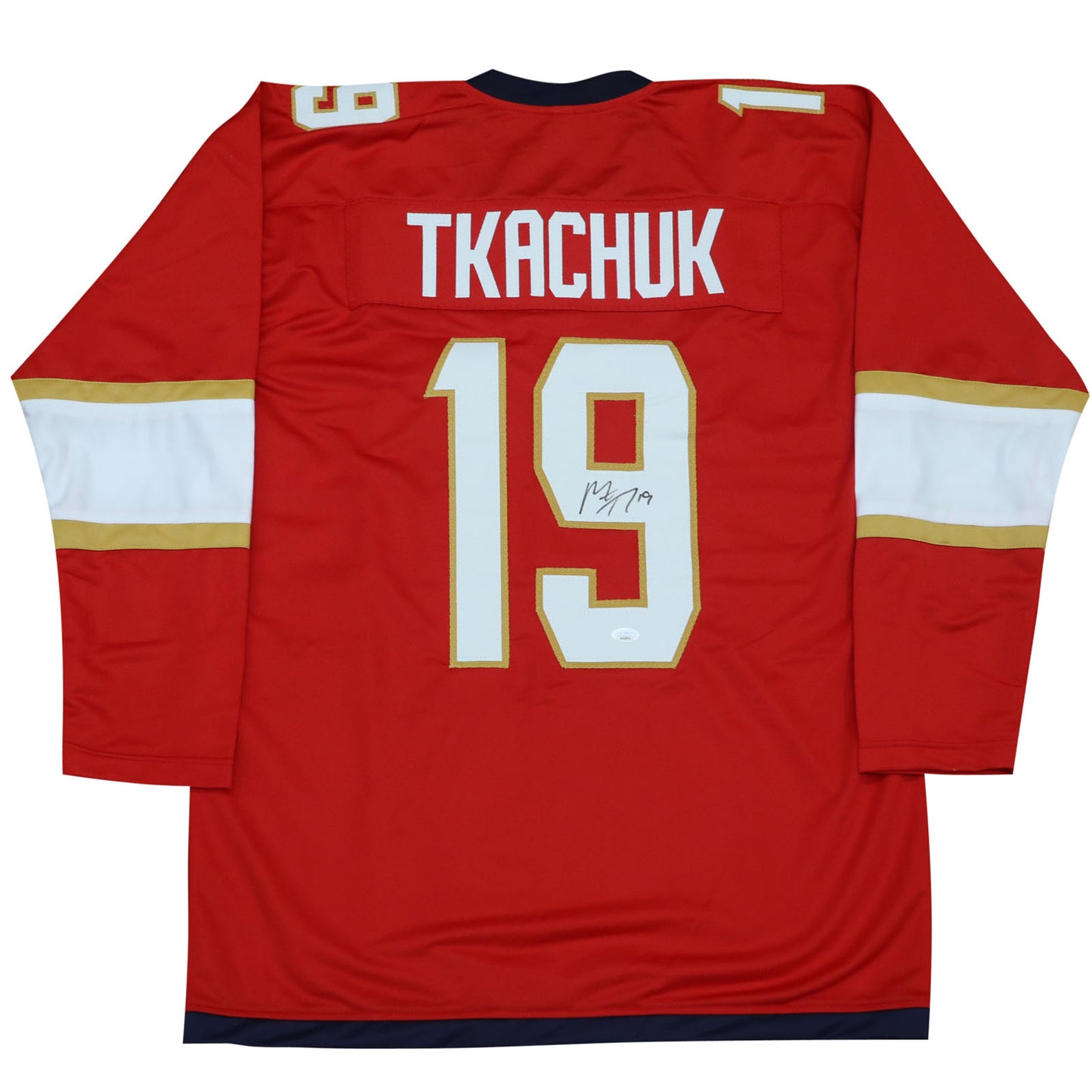 Matthew Tkachuk Autographed Florida (Red #19) Custom Hockey Jersey - JSA