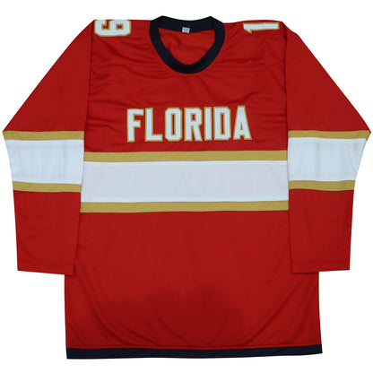 Matthew Tkachuk Autographed Florida (Red #19) Custom Hockey Jersey - JSA