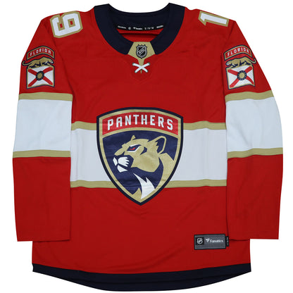 Matthew Tkachuk Autographed Florida Panthers (Red #19) Fanatics NHL Hockey Jersey w/ "24 SC Champs" - JSA