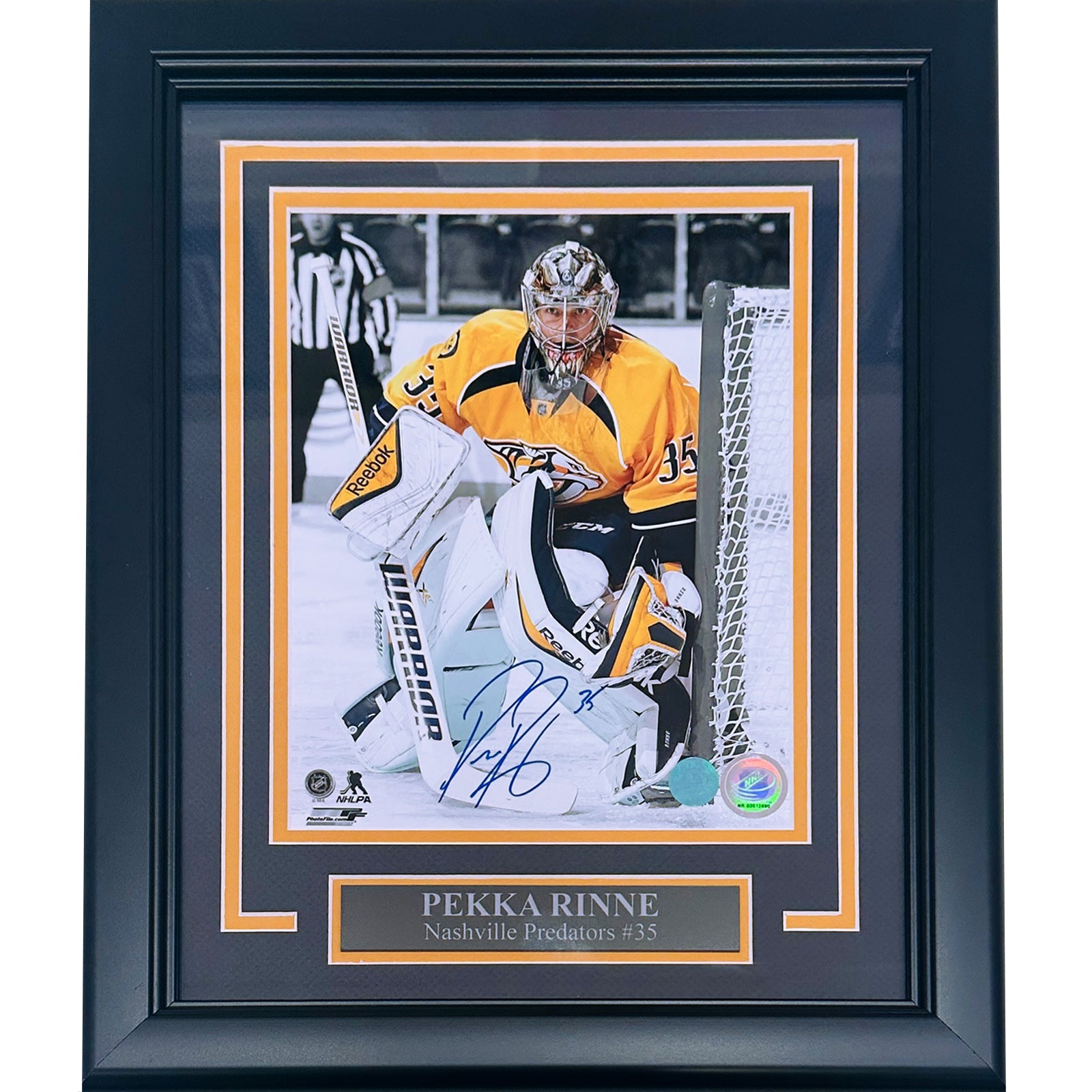 Pekka Rinne Autographed Nashville Predators (Spotlight) Deluxe Framed 8x10 Photo - AJ