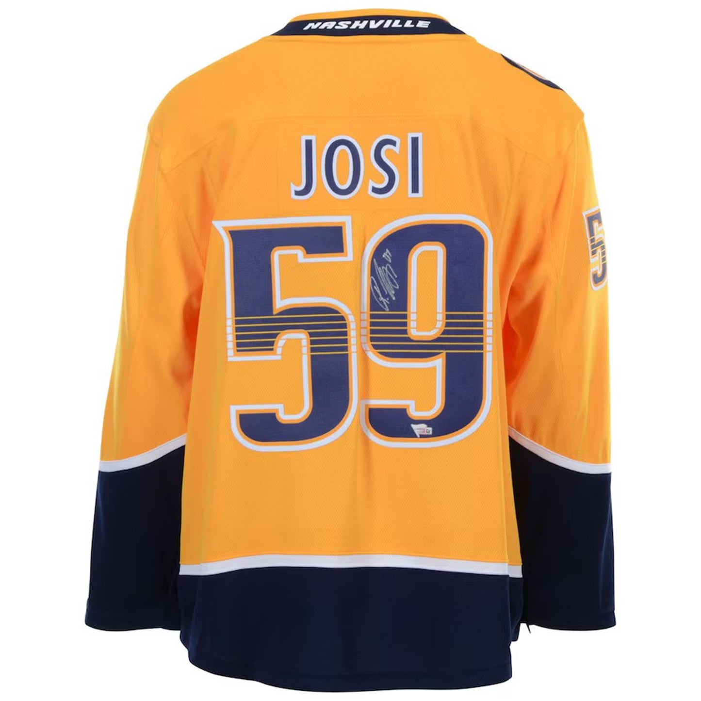 Roman Josi Autographed Nashville Predators (Gold #59) Breakaway Jersey - Fanatics