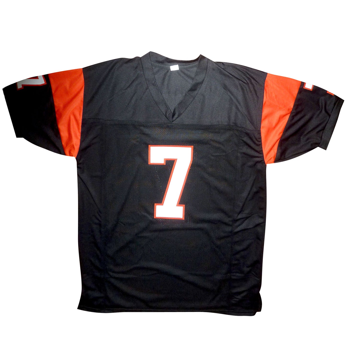 Boomer Esiason Autographed Cincinnati (Black #7) Custom Jersey - Beckett