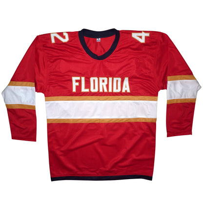 Gustav Forsling Autographed Florida (Red #42) Custom Hockey Jersey - JSA