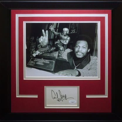 Archie Griffin Autographed Ohio State Buckeyes (2 Time Heisman Trophy) "Signature Series" Frame - JSA