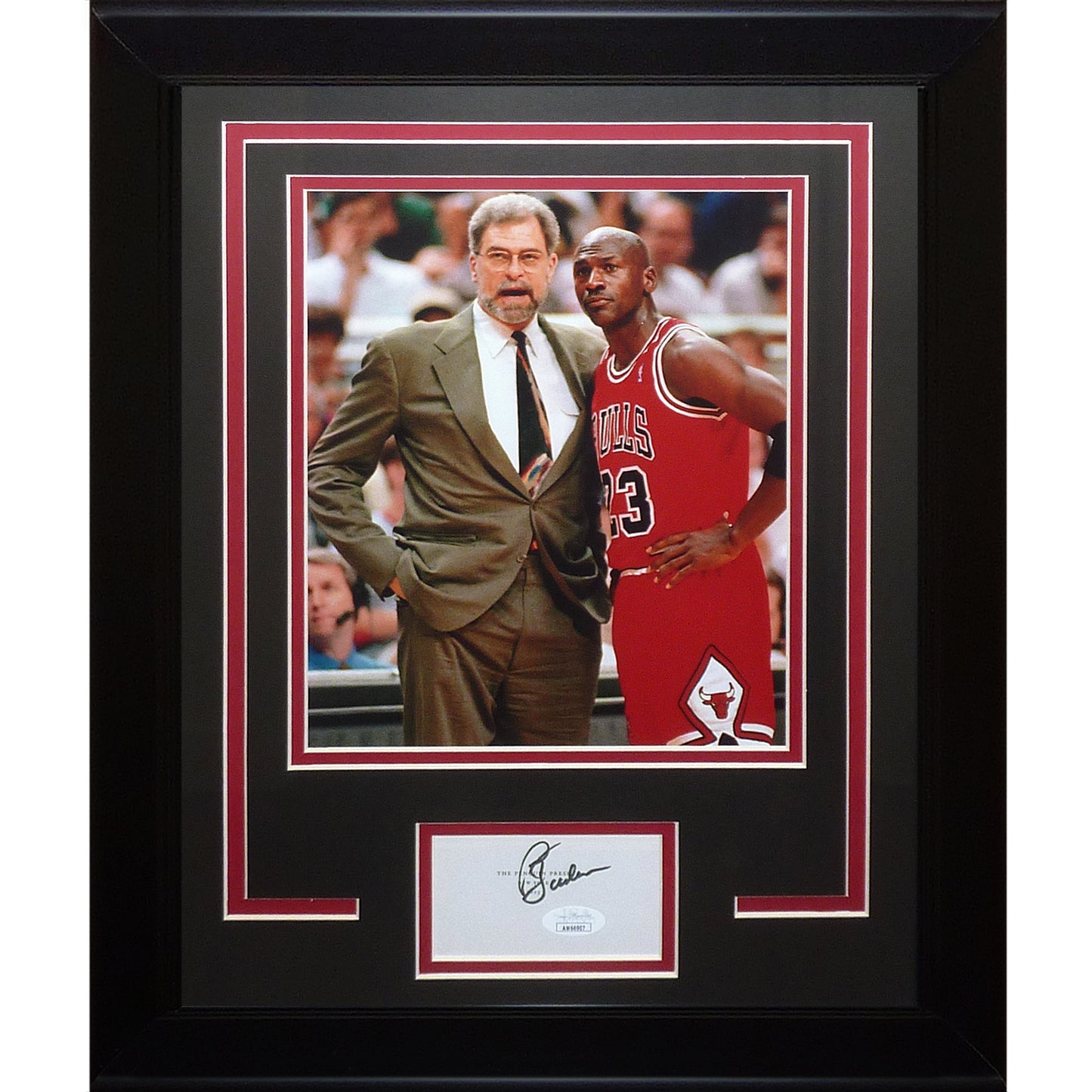 Phil Jackson Autographed Chicago Bulls Signature Series Frame - JSA