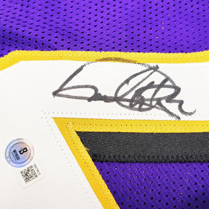 Derrick Henry Autographed Baltimore (Purple #22) Custom Jersey - Beckett