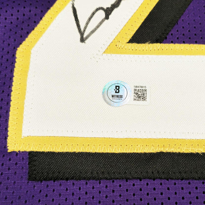 Derrick Henry Autographed Baltimore (Purple #22) Custom Jersey - Beckett