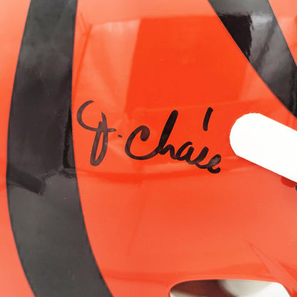 Ja'Marr Chase Autographed Cincinnati Bengals (Speed) Speed Full-Size Replica Helmet - Beckett