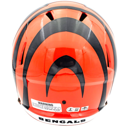 Ja'Marr Chase Autographed Cincinnati Bengals (Speed) Speed Full-Size Replica Helmet - Beckett