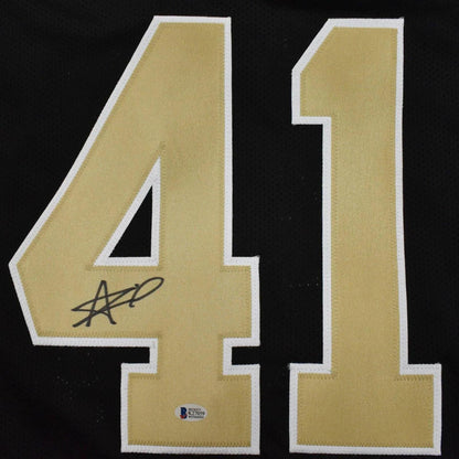 Alvin Kamara Autographed New Orleans (Black #41) Custom Jersey - Beckett