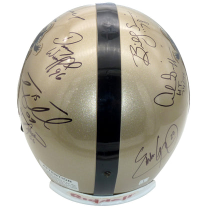 Heisman Trophy Winners Multi Autographed Heisman Full-Size Deluxe Replica Helmet - 11 Signatures