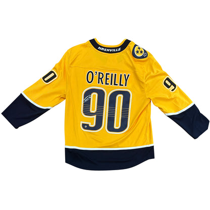 Ryan O'Reilly Autographed Nashville Predators (Gold #90) Breakaway Jersey