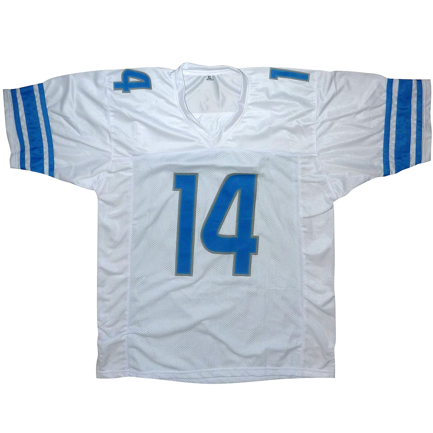 Amon-Ra St Brown Autographed Detroit (White #14) Custom Jersey - Beckett