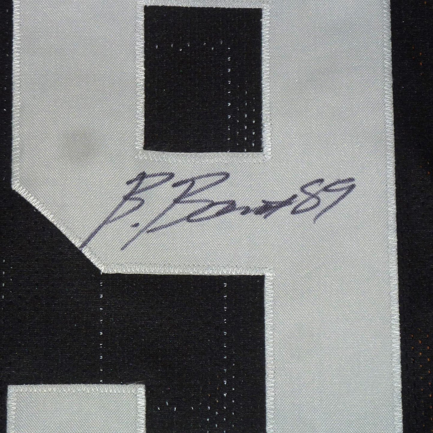 Brock Bowers Autographed Las Vegas (Black #89) Custom Stitched Jersey - Beckett