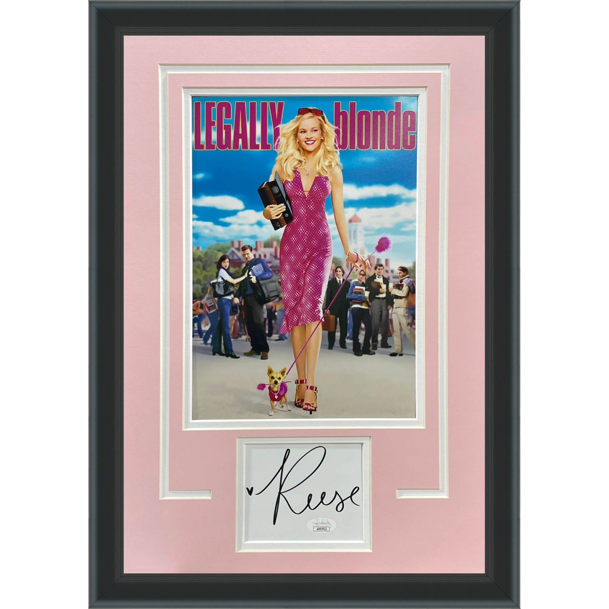 Reese Witherspoon Autographed Legally Blonde 8x12 Movie Poster 