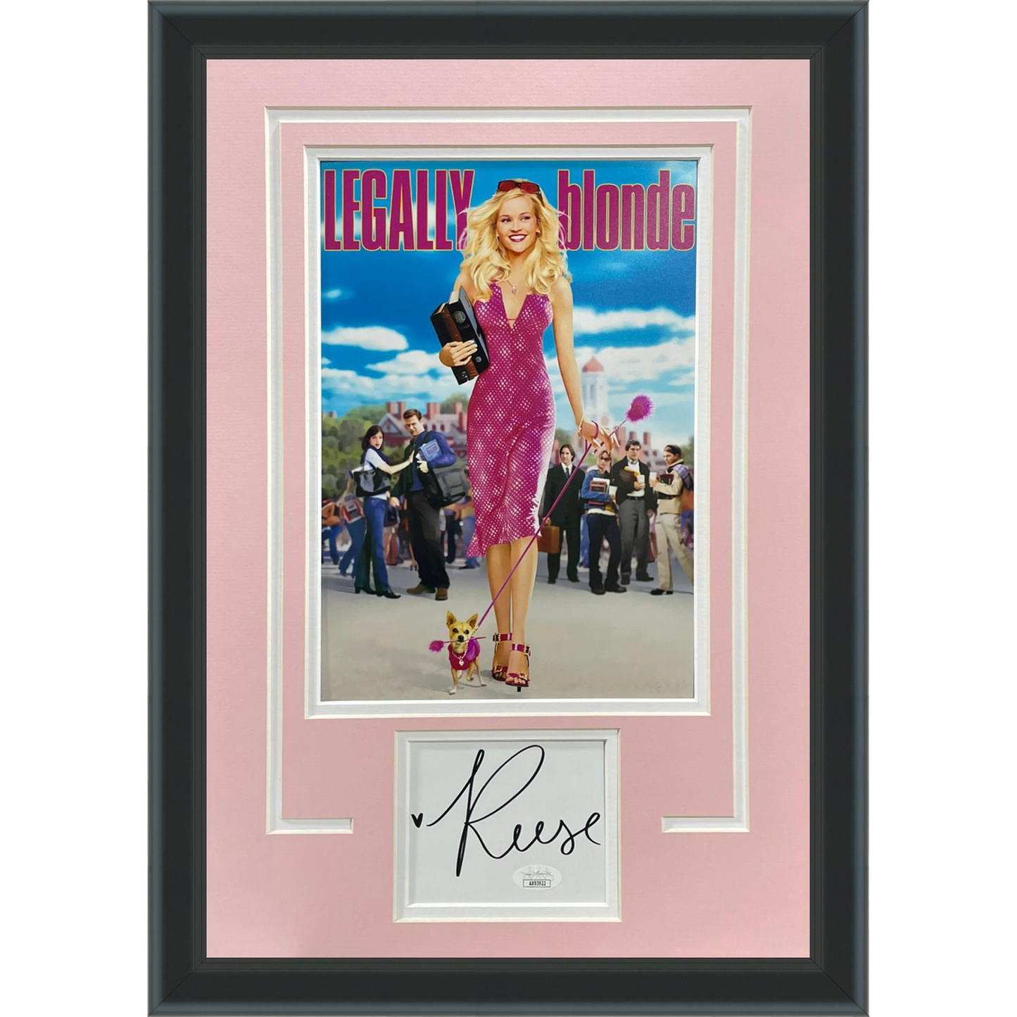 Reese Witherspoon Autographed Legally Blonde 8x12 Movie Poster "Signature Series" Frame - JSA