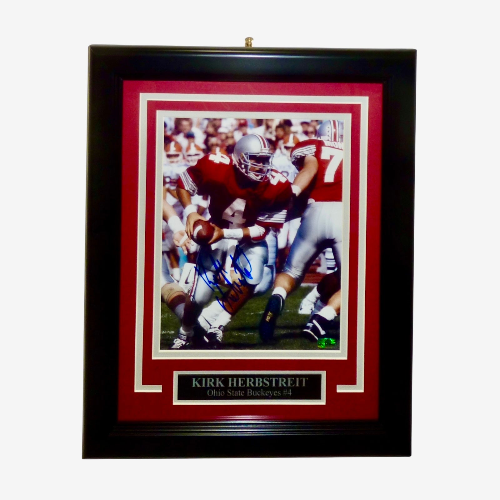 Kirk Herbstreit Autographed Ohio State Buckeyes Deluxe Framed 8x10 Photo - Beckett