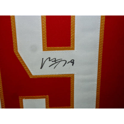 Matthew Tkachuk Autographed Florida Panthers (Red #19) Vertical Framed Jersey - JSA