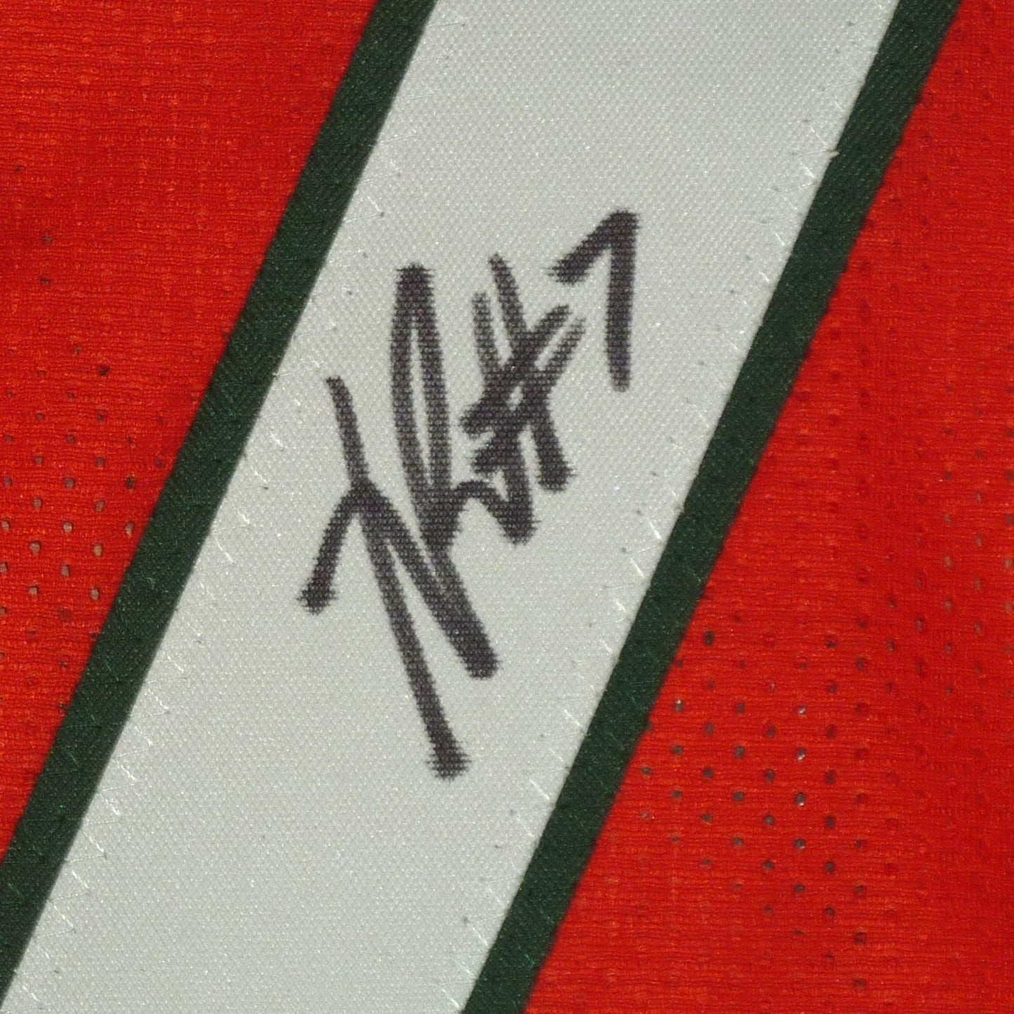 Xavier Restrepo Autographed Miami Hurricanes (Orange #7) Custom Jersey - JSA