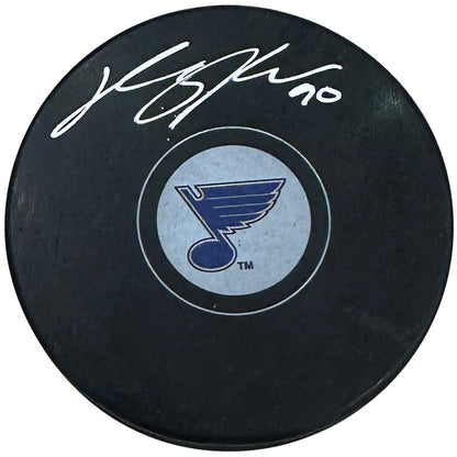 Ryan O'Reilly Autographed St Louis Blues Hockey Puck - JSA