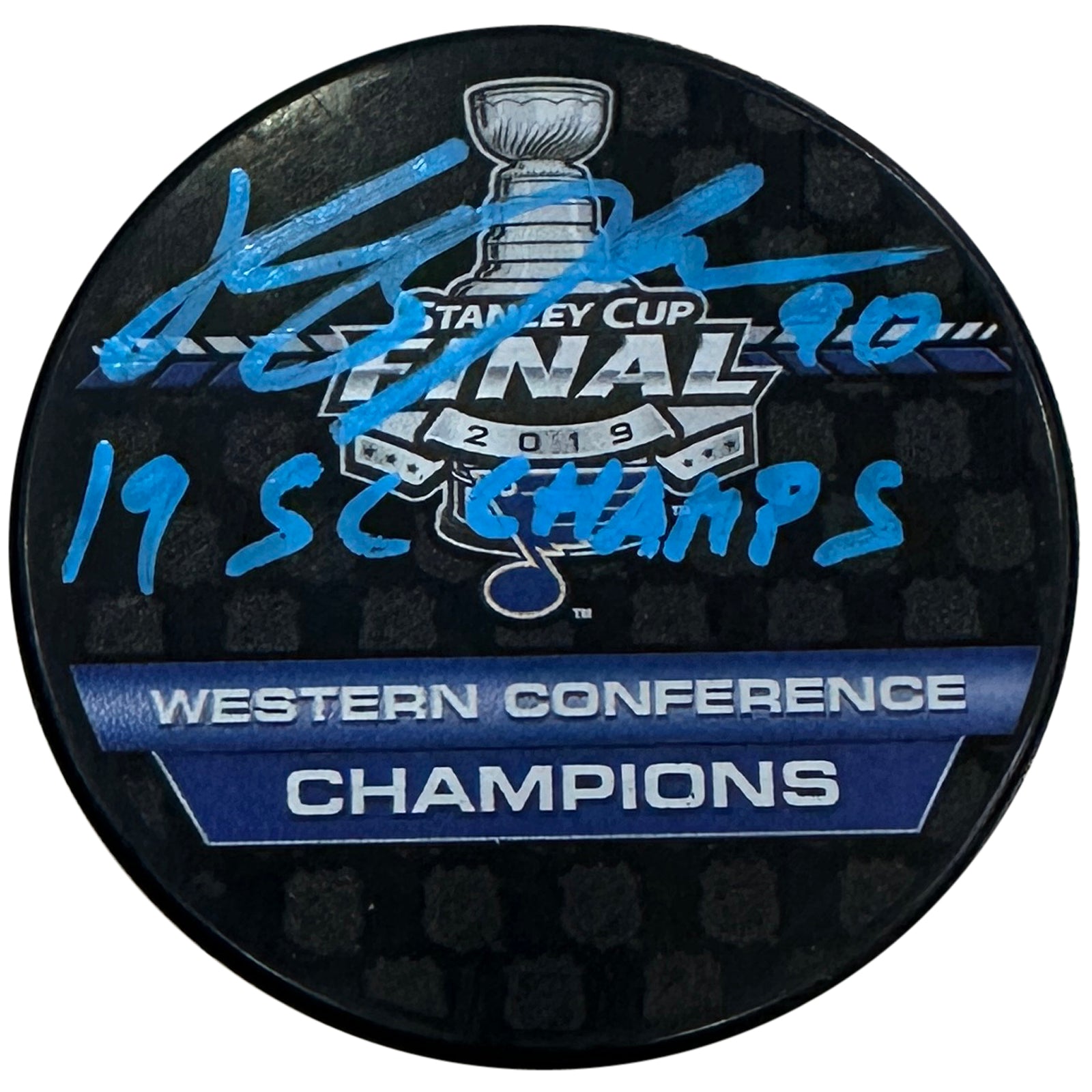 Ryan O'Reilly Autographed St Louis Blues (2019 Stanley Cup Logo) Hockey Puck - JSA