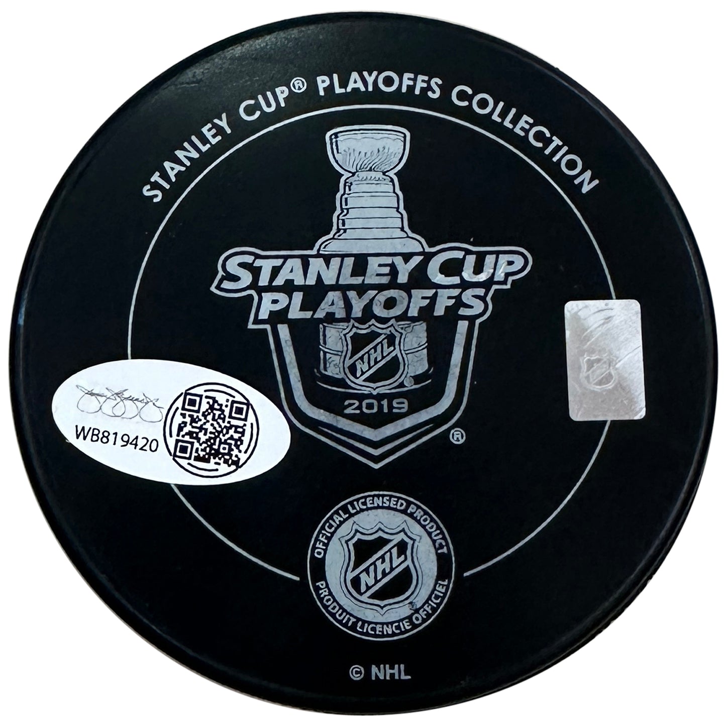 Ryan O'Reilly Autographed St Louis Blues (2019 Stanley Cup Logo) Hockey Puck - JSA