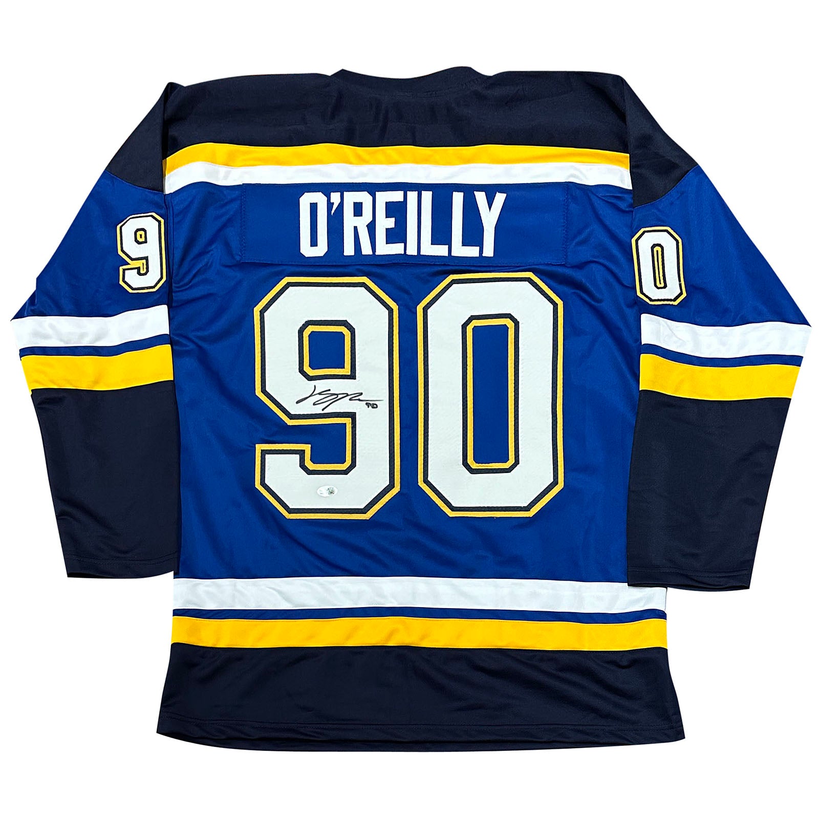 Ryan O'Reilly Autographed St Louis (Blue #90) Custom Hockey Jersey - JSA