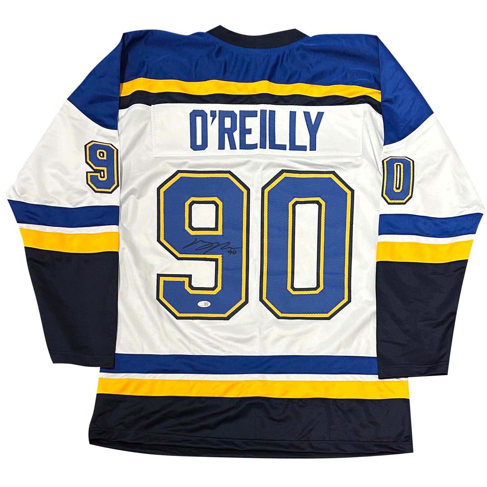 Ryan O'Reilly Autographed St Louis (White #90) Custom Hockey Jersey - JSA