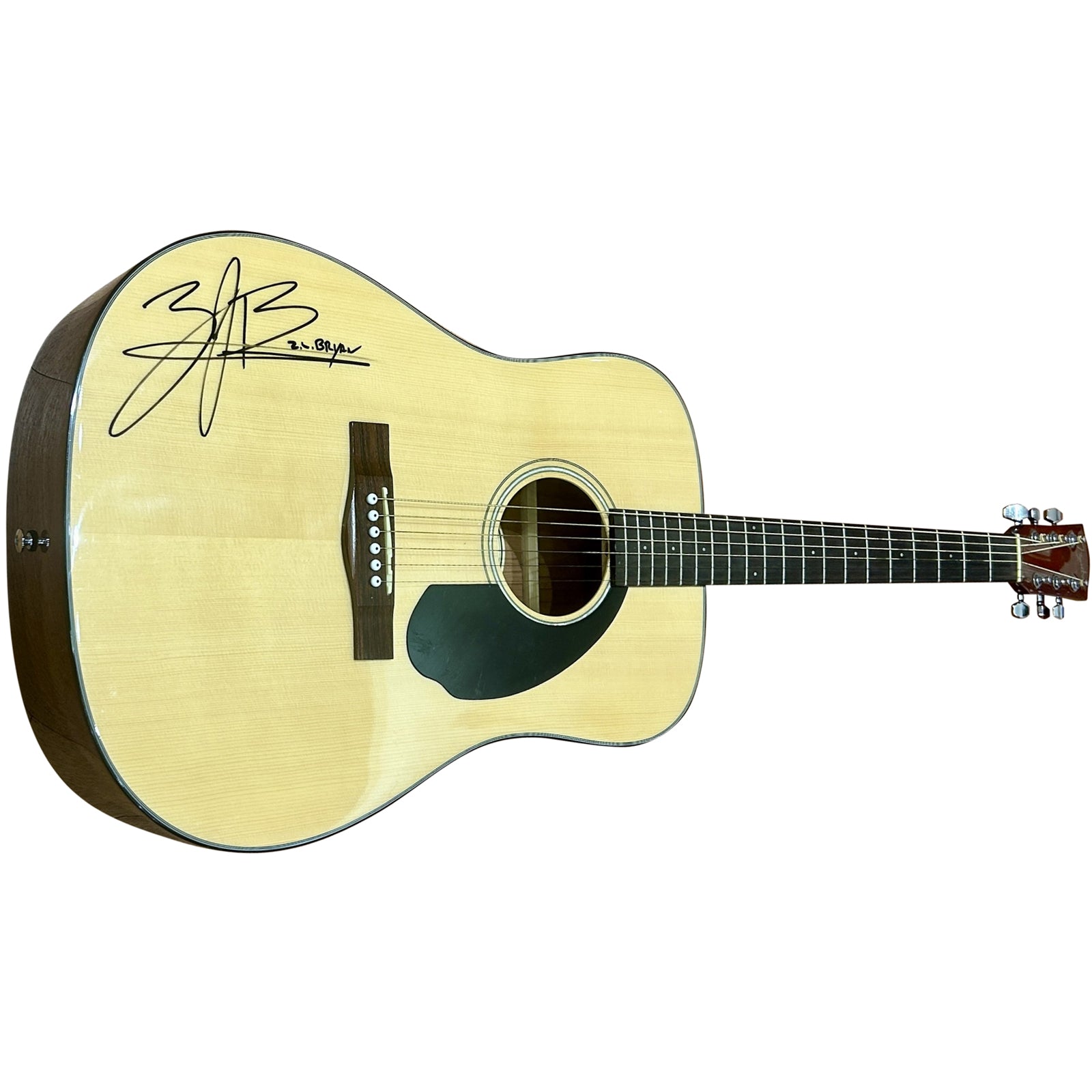 Zach Bryan Autographed Natural Acoustic Guitar - Beckett