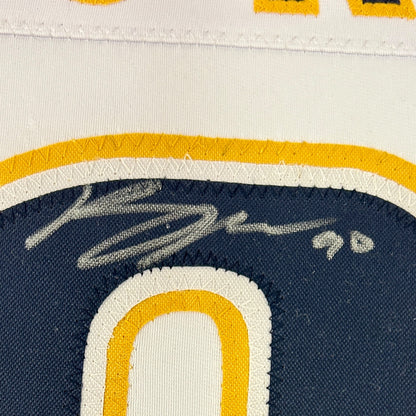 Ryan O'Reilly Autographed Nashville Predators (White #90) Jersey Display Frame - JSA