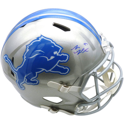 Sam LaPorta Autographed Detroit Lions Deluxe Full-Size Replica Helmet - Beckett