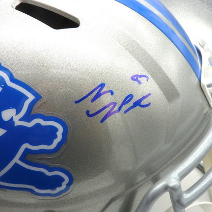 Sam LaPorta Autographed Detroit Lions Deluxe Full-Size Replica Helmet - Beckett