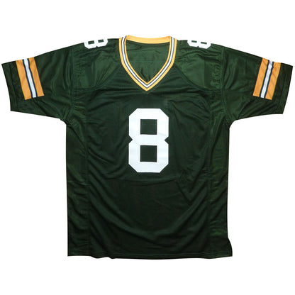 Josh Jacobs Autographed Green Bay (Green #8) Custom Jersey - Beckett