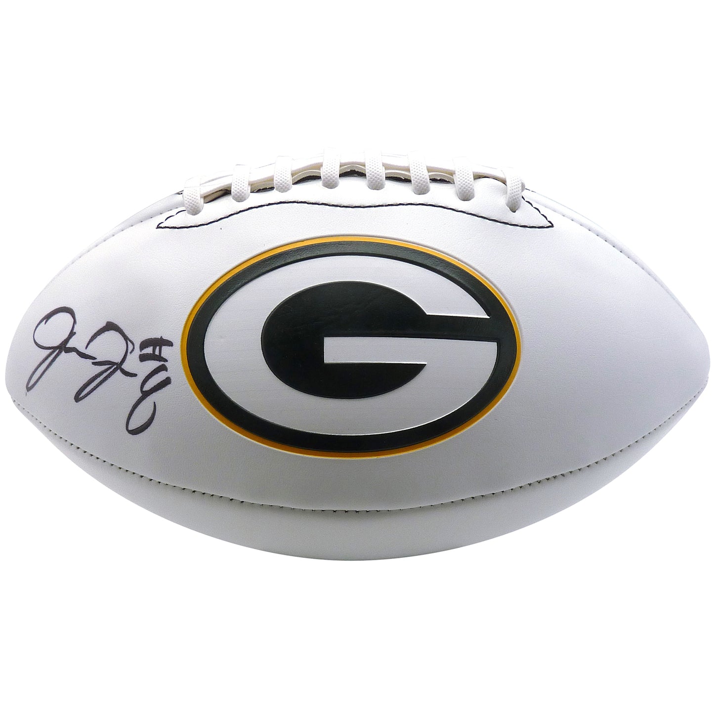 Josh Jacobs Autographed Green Bay Packers Logo Football - Beckett