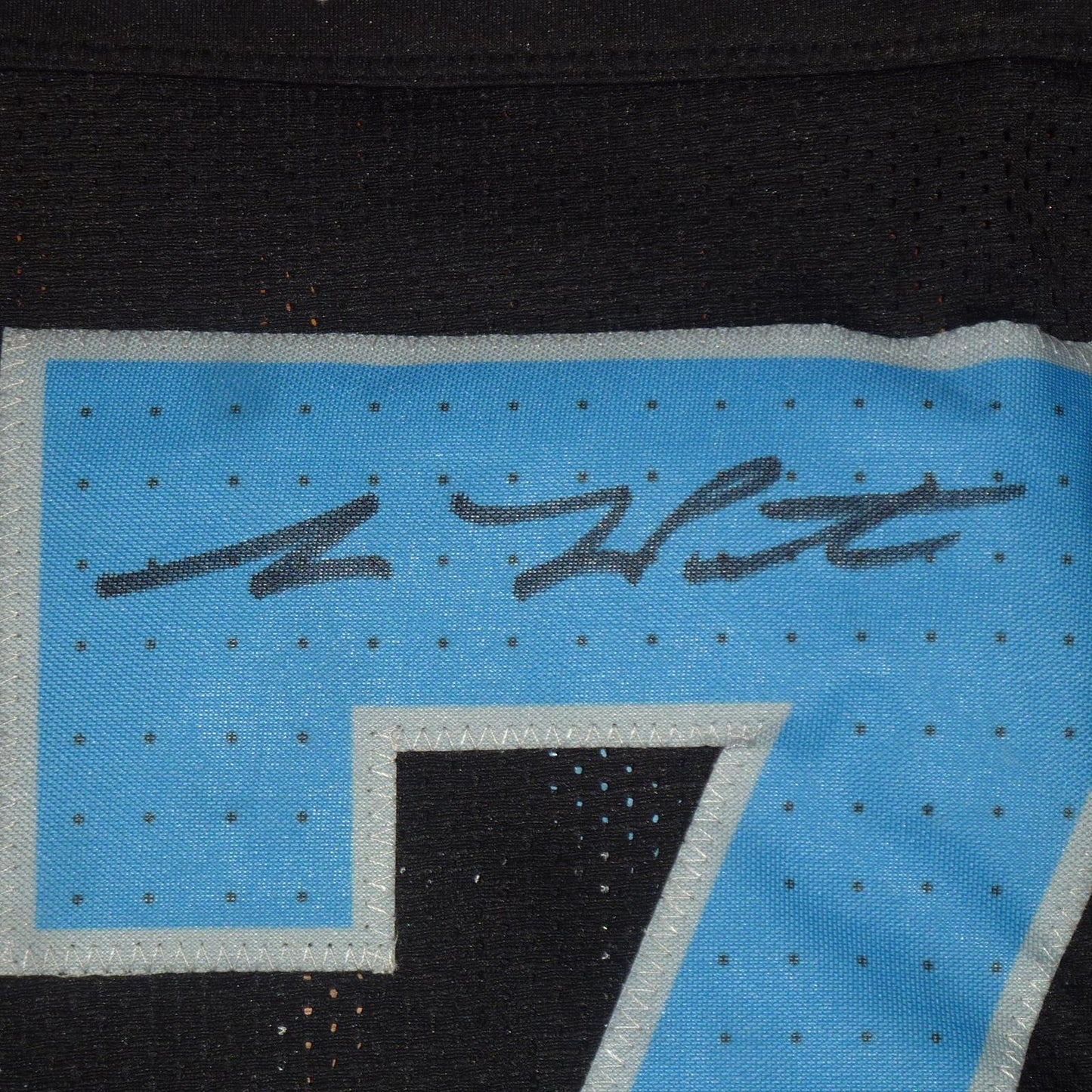 Sam LaPorta Autographed Detroit (Black #87) Custom Jersey - Beckett