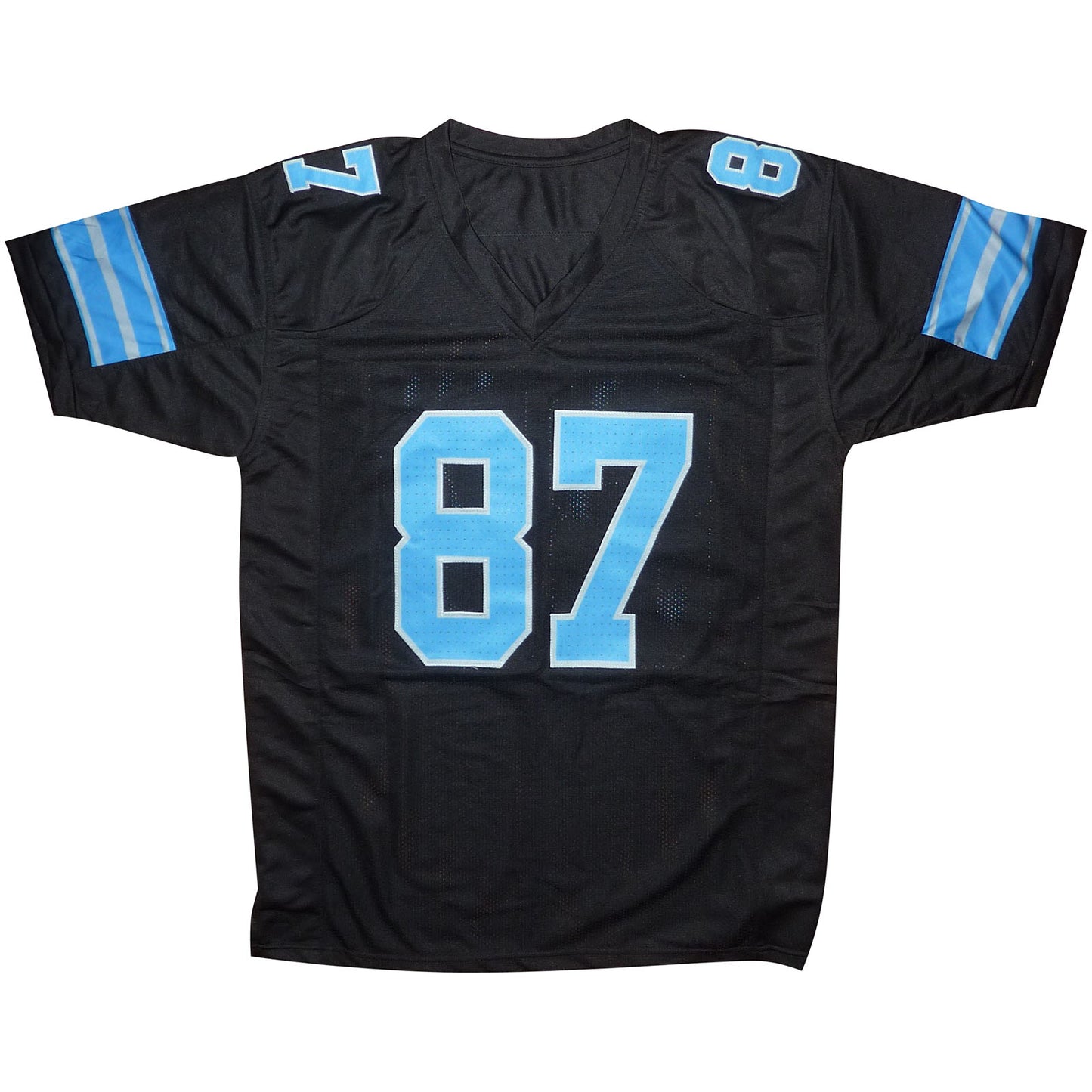 Sam LaPorta Autographed Detroit (Black #87) Custom Jersey - Beckett