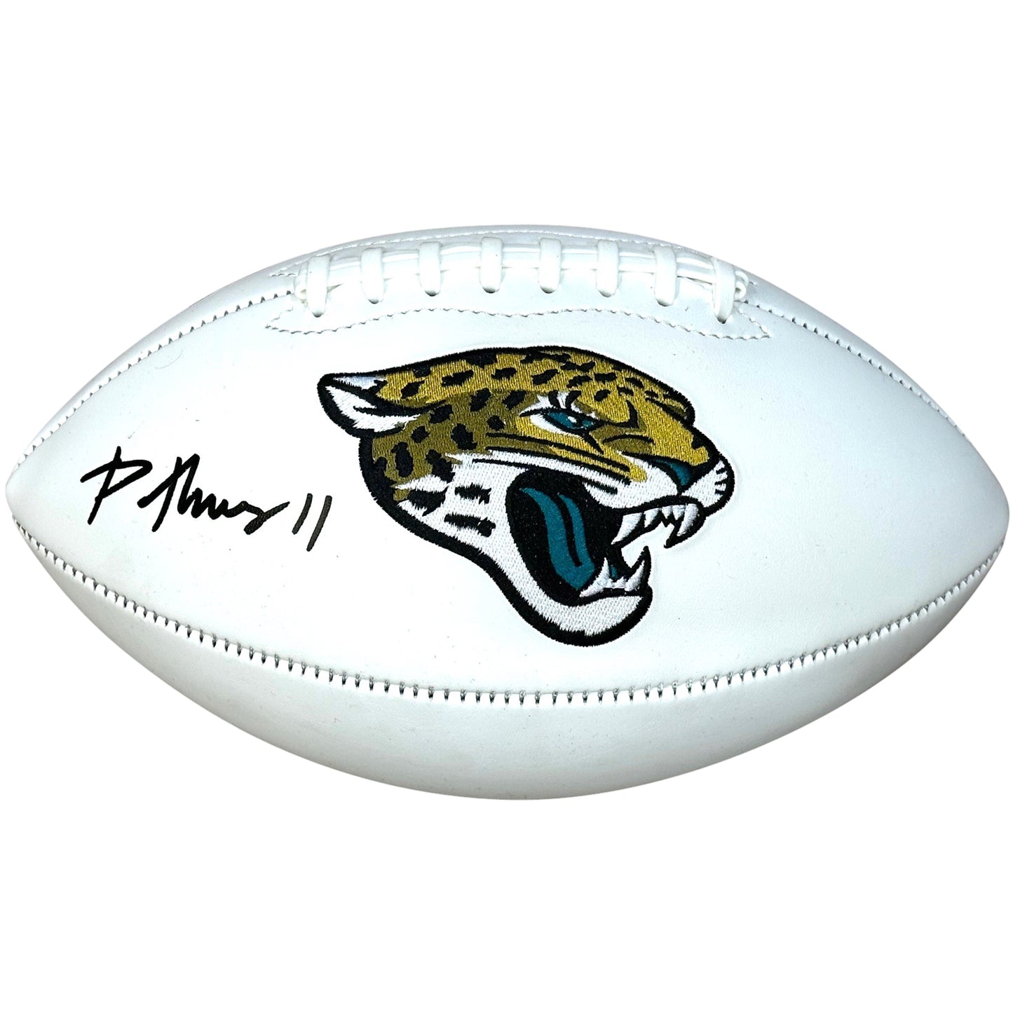 Brian Thomas Jr. Autographed Jacksonville Jaguars Logo Football - Fanatics