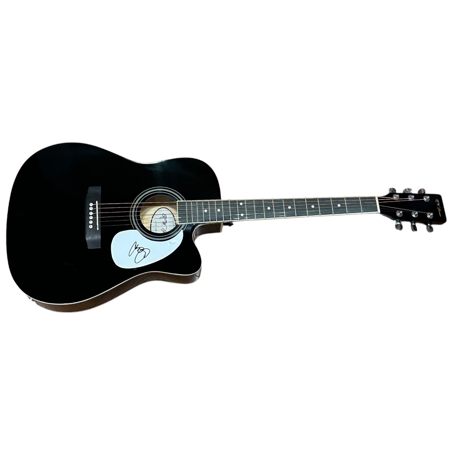 Chris Young Autographed Black Acoustic Guitar - JSA