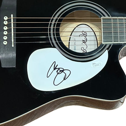 Chris Young Autographed Black Acoustic Guitar - JSA