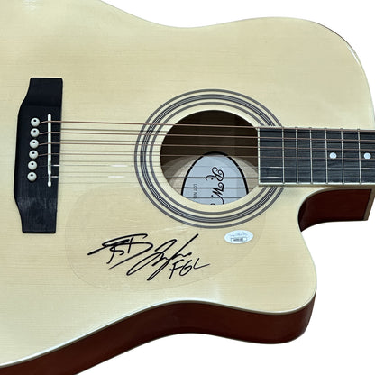 Florida Georgia Line Tyler Hubbard And Brian Kelley Autographed Natural Acoustic Guitar - JSA