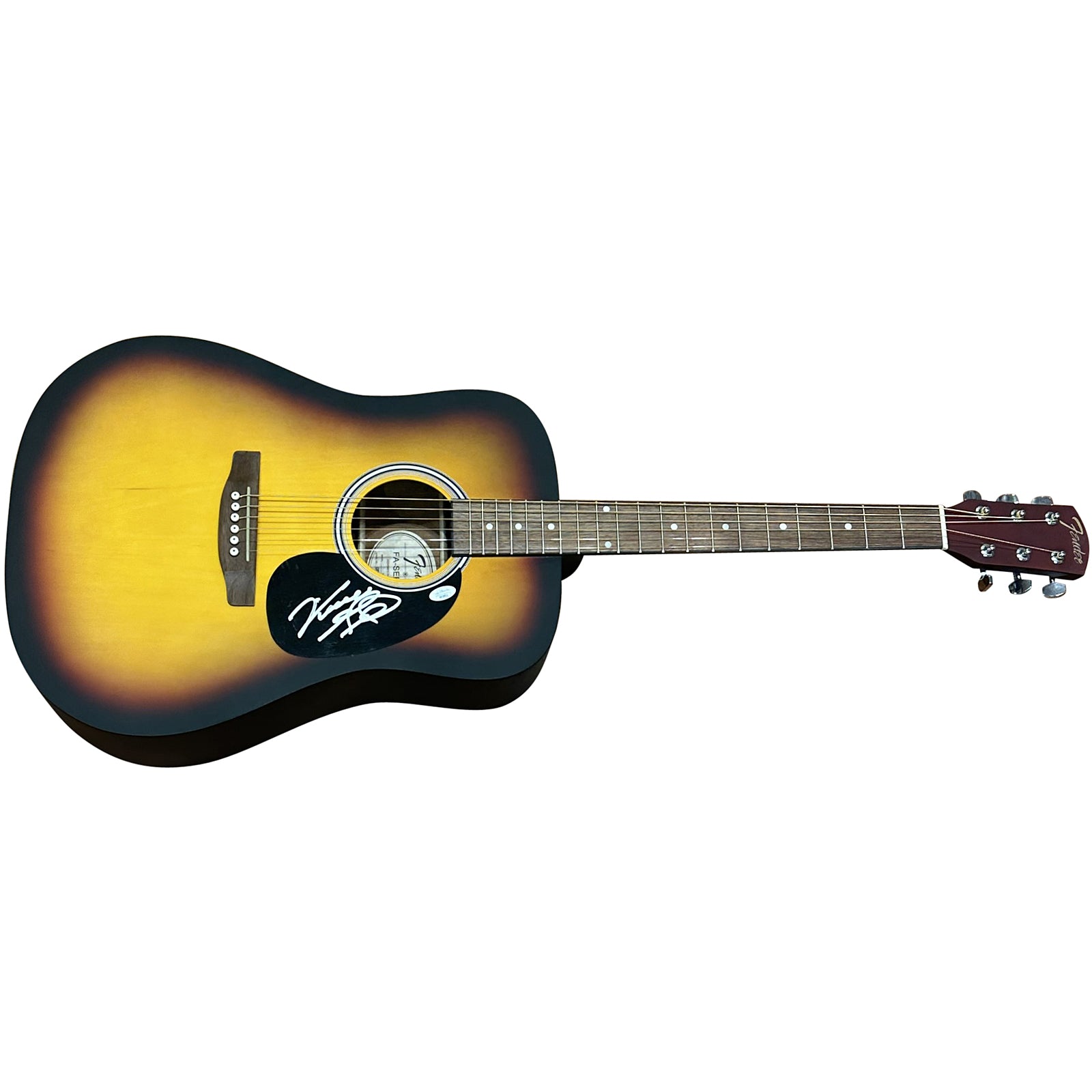 Vince Gill Autographed Sunburst Acoustic Guitar - JSA