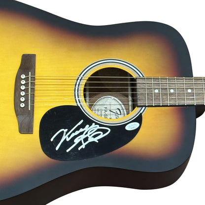 Vince Gill Autographed Sunburst Acoustic Guitar - JSA