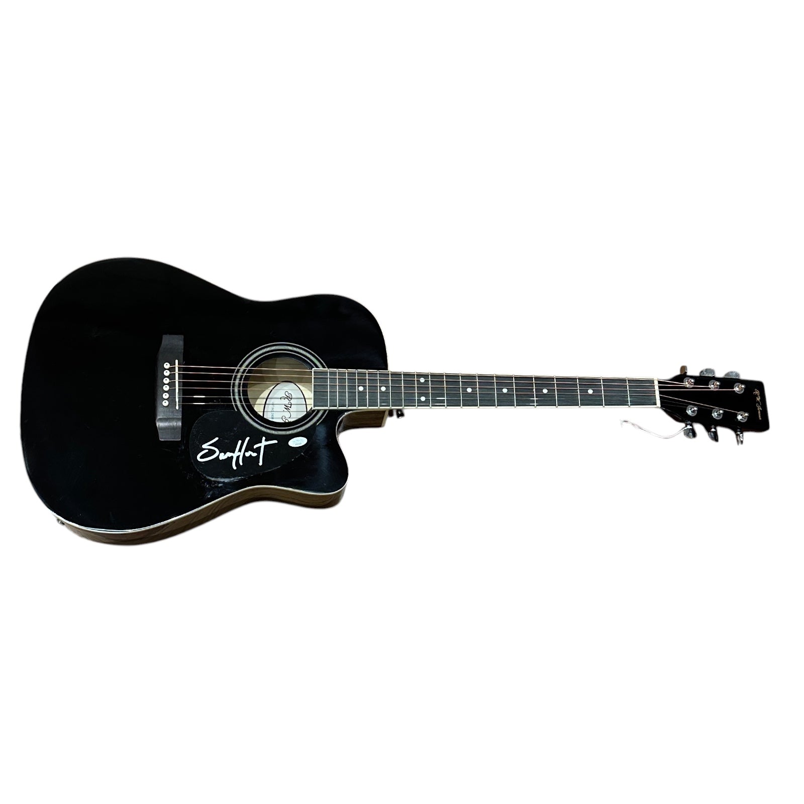 Sam Hunt Autographed Black Acoustic Guitar - JSA