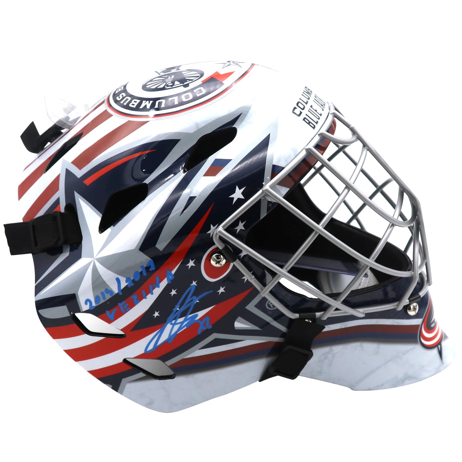 Sergei Bobrovsky Autographed Columbus Blue Jackets Full-Size Goalie Mask w/ 