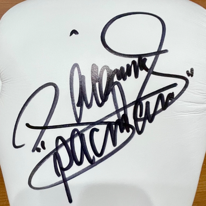 Manny Pacquiao Autographed (White) Boxing Glove w/ Pacman - JSA