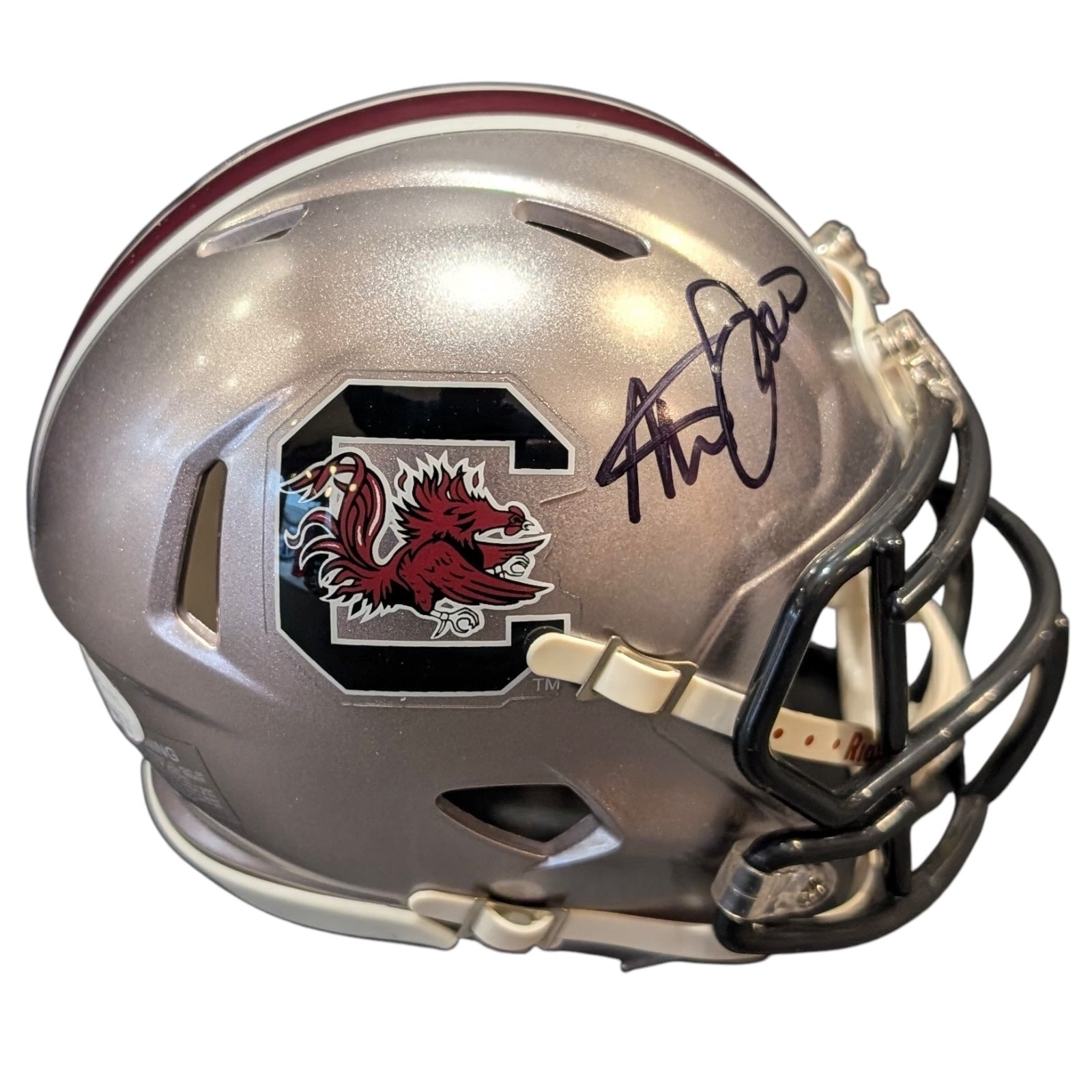 Steve Spurrier Autographed South Carolina Gamecocks (FLASH Alternate) Mini Helmet - JSA