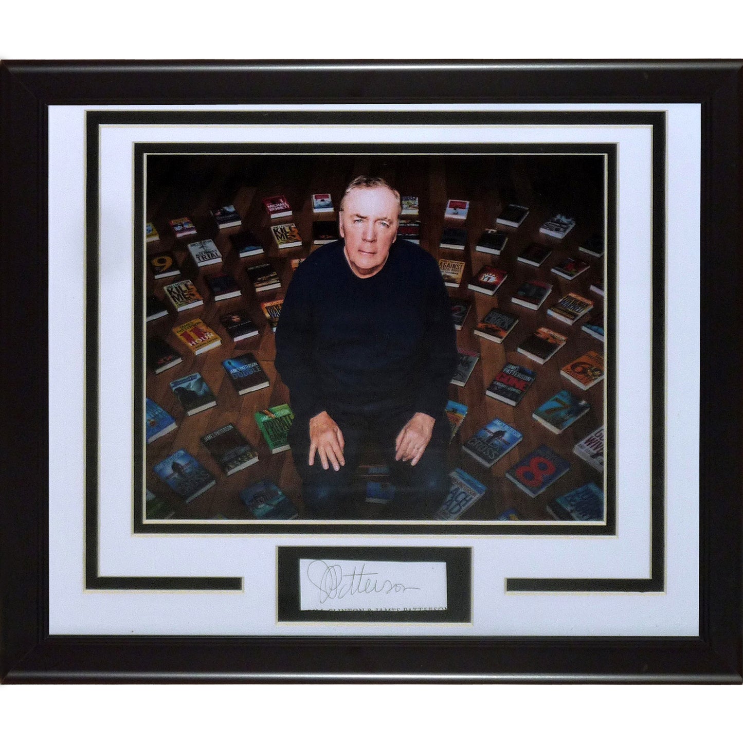 James Patterson (Author) Autographed Signature Series Frame