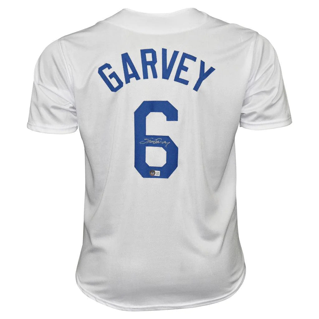 Steve Garvey Autographed Los Angeles (White #6) Jersey - JSA